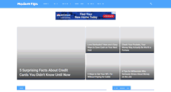 Desktop Screenshot of moderntips.com